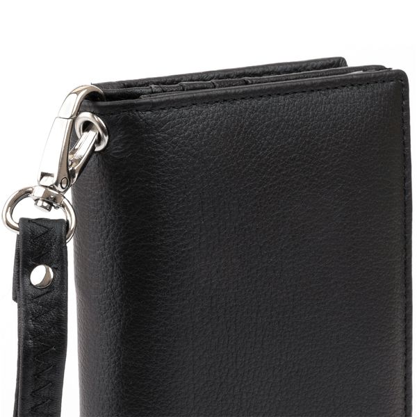 Вертикальний гаманець шкіряний жіночий ST Leather 19274 Чорний 19274 фото