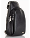 Кожаная небольшая мужская сумка на плечо слинг REK-911-1-Flotar черная REK-911-1-Flotar фото 3