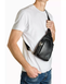 Кожаная небольшая мужская сумка на плечо слинг REK-911-1-Flotar черная REK-911-1-Flotar фото 1