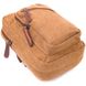 Практична чоловіча сумка через плече текстильна 21230 Vintage Коричнева 21230 фото 3