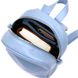 Шкіряний жіночий рюкзак із натуральної шкіри Shvigel 16303 Блакитний 52617 фото 4