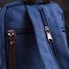 Універсальна сумка-рюкзак із двома відділеннями із щільного текстилю Vintage 22165 Синій 56801 фото 9