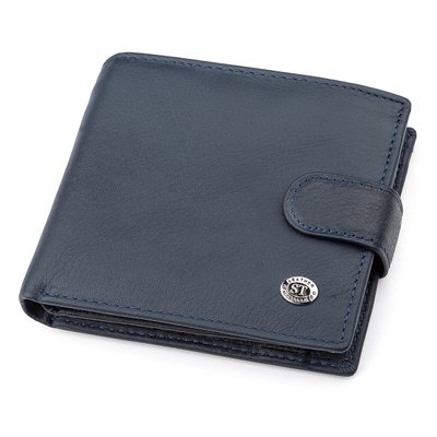 Чоловічий гаманець ST Leather 18341 (ST138) надійний Синій 18341 фото