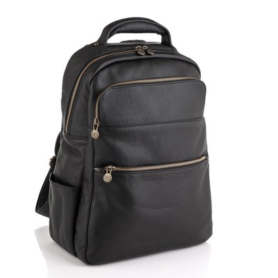 Чёрный кожаный рюкзак VIRGINIA CONTI (ИТАЛИЯ) - VCM03048BLACK VCM03048BLACK фото
