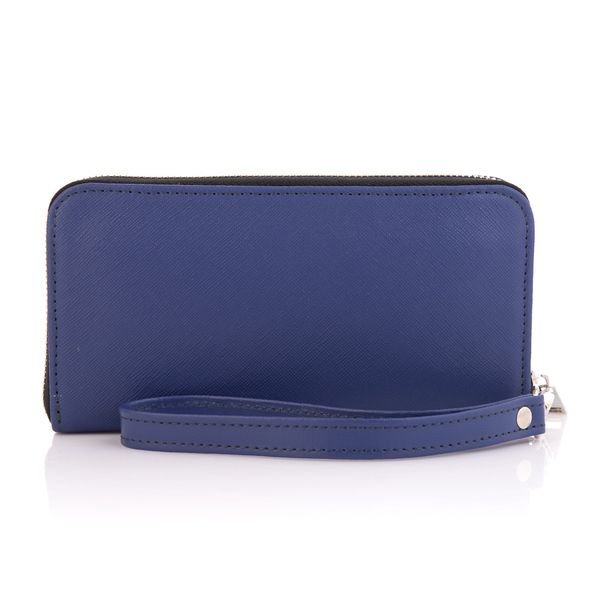Синій гаманець на блискавці із сап&apos;янової шкіри Newery N10003SB N10003SB фото