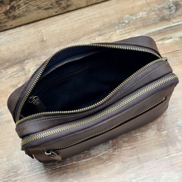 Мужская кожаная сумка клатч SGE BAR 001 brown коричневый BAR 001 brown фото