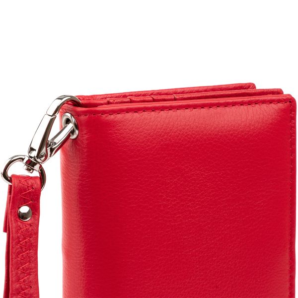 Вертикальний гаманець шкіряний жіночий ST Leather 19275 Червоний 19275 фото