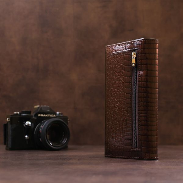 Гаманець жіночий ST Leather 18391 (S2001A) шкіряний Коричневий 18391 фото