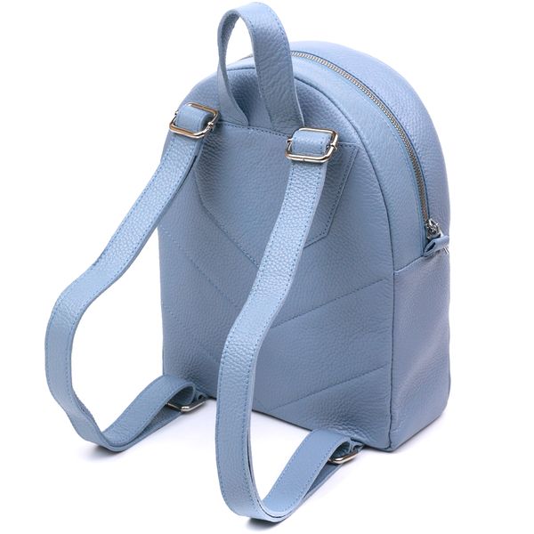 Стильний рюкзак жіночий з натуральної шкіри Shvigel 16318 Блакитний 52618 фото