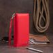 Вертикальний гаманець шкіряний жіночий ST Leather 19275 Червоний 19275 фото 9