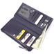 Надійний складаний гаманець із натуральної шкіри KARYA 21130 Синій 21130 фото 5