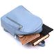Стильний рюкзак жіночий з натуральної шкіри Shvigel 16318 Блакитний 52618 фото 6