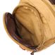 Зручна сумка-рюкзак у стилі мілітарі з двома відділеннями із щільного текстилю Vintage 22166 Пісочний 56802 фото 5