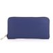 Синий кошелёк на молнии из сафьяновой кожи Newery N10003SB N10003SB фото 2