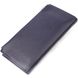 Надійний складаний гаманець із натуральної шкіри KARYA 21130 Синій 21130 фото 2