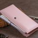 Горизонтальний тонкий гаманець зі шкіри жіночий ST Leather 19325 Рожевий 19325 фото 8