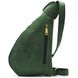 Зелена сумка рюкзак слінг шкіряна на одне плече RE-3026-3md TARWA RE-3026-3md фото 3