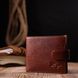 Функціональний чоловічий гаманець з хлястиком із натуральної шкіри KARYA 21080 Світло-коричневий 21080 фото 7