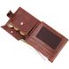 Функціональний чоловічий гаманець з хлястиком із натуральної шкіри KARYA 21080 Світло-коричневий 21080 фото 6