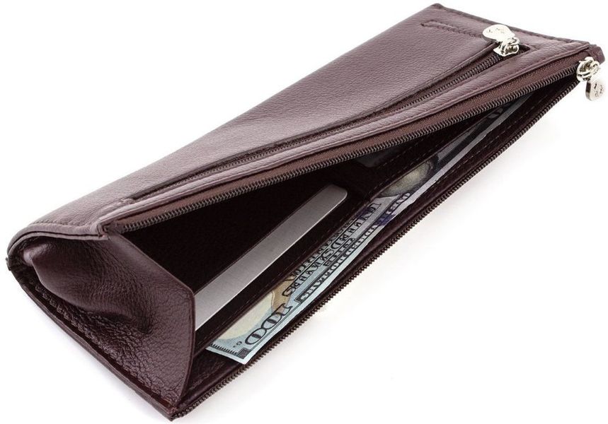 Жіночий шкіряний гаманець Marco Coverna 8805-8 коричневий 8805-8 фото