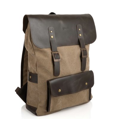 Рюкзак для ноутбука микс парусина+кожа RCs-9001-4lx бренда TARWA RCs-9001-4lx фото