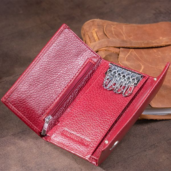 Ключниця-гаманець жіноча ST Leather 19226 Бордова 19226 фото