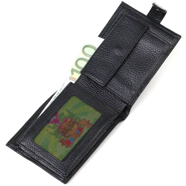 Бумажник для мужчин из натуральной кожи BOND 21994 Черный 21994 фото