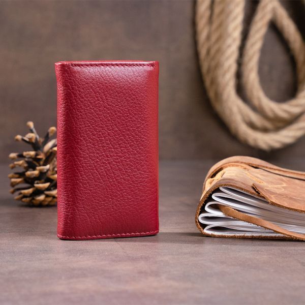 Ключниця-гаманець жіноча ST Leather 19226 Бордова 19226 фото