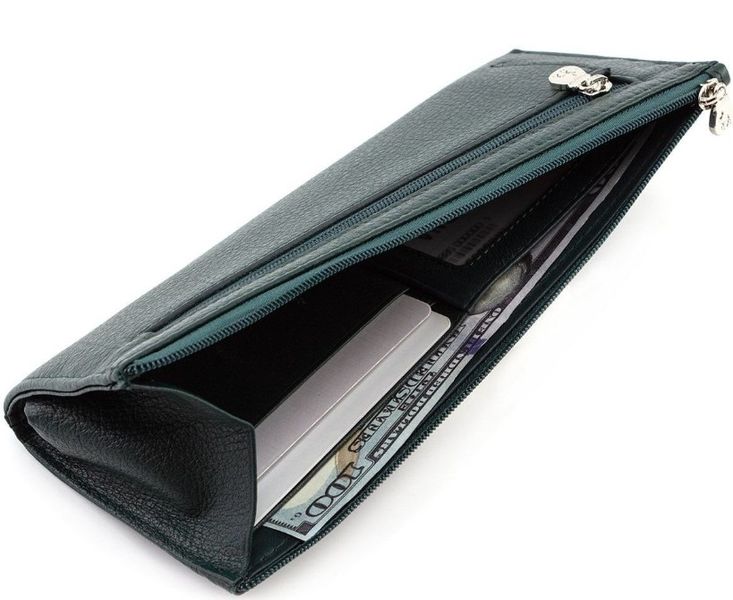 Жіночий шкіряний гаманець Marco Coverna 8805-7 зелений 8805-7 фото