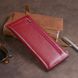Горизонтальний тонкий гаманець зі шкіри жіночий ST Leather 19326 Бордовий 19326 фото 7