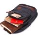Текстильна сумка з ущільненою спинкою через плече Vintagе 22172 Чорний 56808 фото 6