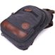 Текстильна сумка з ущільненою спинкою через плече Vintagе 22172 Чорний 56808 фото 3