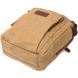 Вертикальна сумка для чоловіків із текстилю Vintage 22239 Пісочний 56865 фото 3
