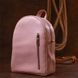 Практичний жіночий рюкзак з натуральної шкіри Shvigel 16319 Рожевий 52619 фото 7