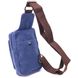 Компактная сумка через плечо из плотного текстиля 21232 Vintage Синяя 21232 фото 2