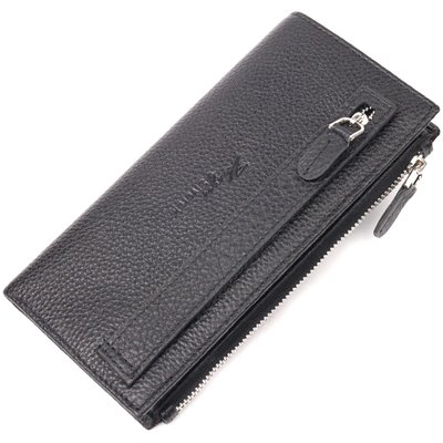 Відмінний складаний гаманець з натуральної шкіри KARYA 21132 Чорний 21132 фото