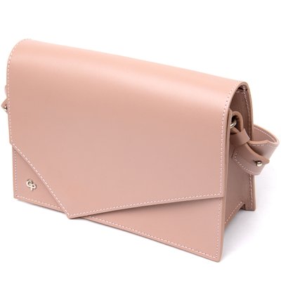Женская сумка из натуральной кожи GRANDE PELLE 11435 Розовый 49840 фото
