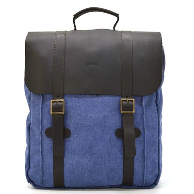 Сумка рюкзак для ноутбука з канвасу TARWA RCk-3420-3md синій RCk-3420-3md фото