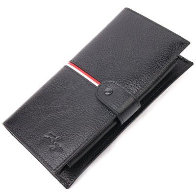Місткий гаманець- клатч з натуральної шкіри KARYA 21182 Чорний 21182 фото