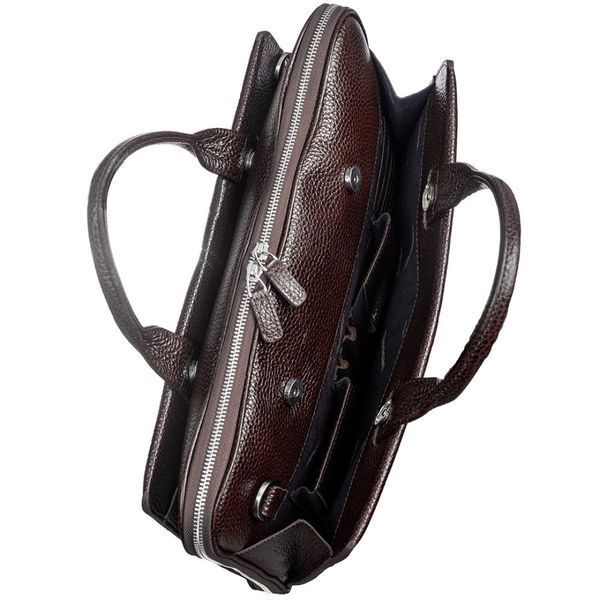 Чоловічий шкіряний портфель DESISAN 910-09 910-09 фото