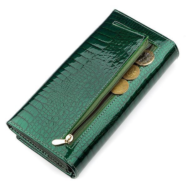 Гаманець жіночий ST Leather 18393 (S2001A) оригінальний Зелений 18393 фото