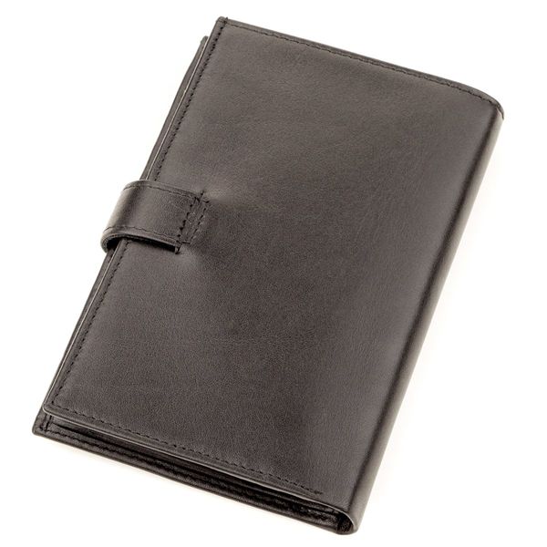 Стильний гаманець чоловічий KARYA 17243 шкіряний Чорний 17243 фото