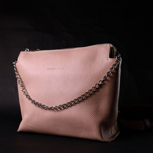 Оригінальна жіноча сумка з натуральної шкіри GRANDE PELLE 11695 56501 фото