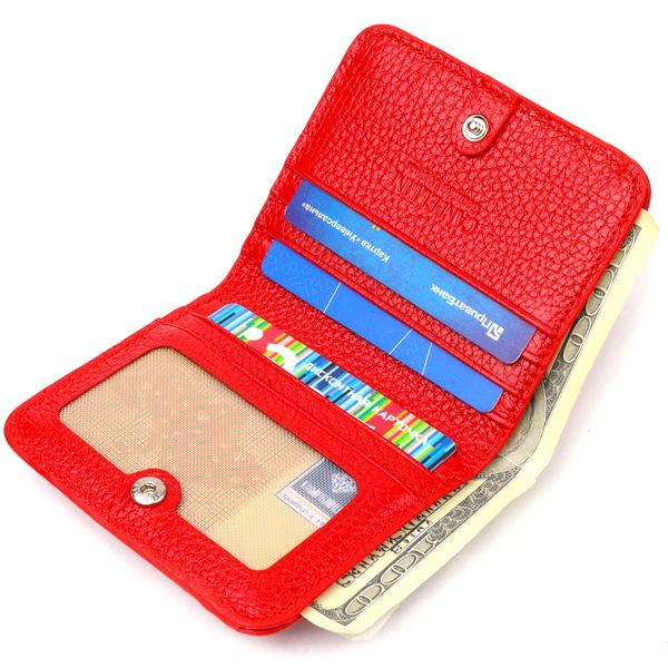 Лакований жіночий гаманець невеликого розміру з натуральної шкіри CANPELLINI 21800 Червоний 21800 фото