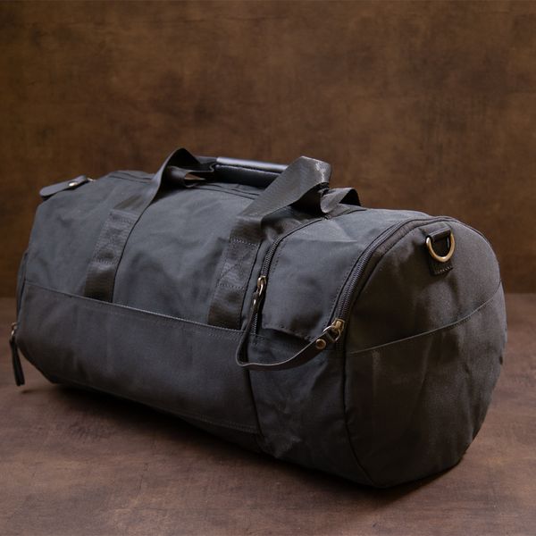 Спортивна сумка текстильна Vintage 20640 Чорна 49015 фото