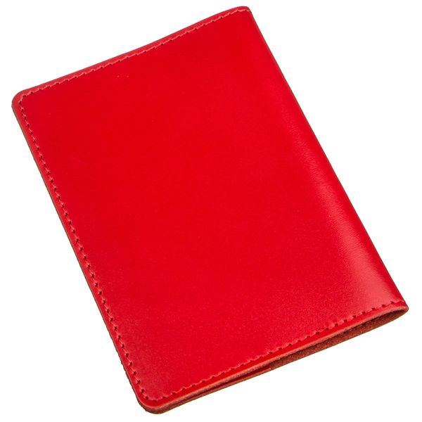 Кожаная обложка на паспорт с надписью SHVIGEL 13975 Красная 13975 фото