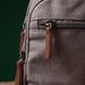 Чоловіча текстильна сумка через плече з ущільненою спинкою Vintagе 22173 Сірий 56809 фото 9