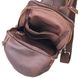 Винтажная мужская сумка через плечо из натуральной кожи 21303 Vintage Коричневая 21303 фото 4