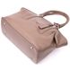 Стильная вместительная женская сумка KARYA 20882 кожаная Бежевый 20882 фото 3